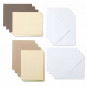 Preview: Cricut 2008855 Joy Klebekarten neutrals 8er-Pack