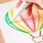 Preview: Cricut 2009979 Aquarellstiftesatz & Pinsel, 9er-Pack