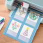 Preview: Cricut 2009986 Aquarellkarten 12,1 x 12,1 cm, 12er-Pack