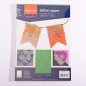 Preview: Florence Cardstock Papier Glitzerpapier DIN A4 (216g/m²) - 40er Pack