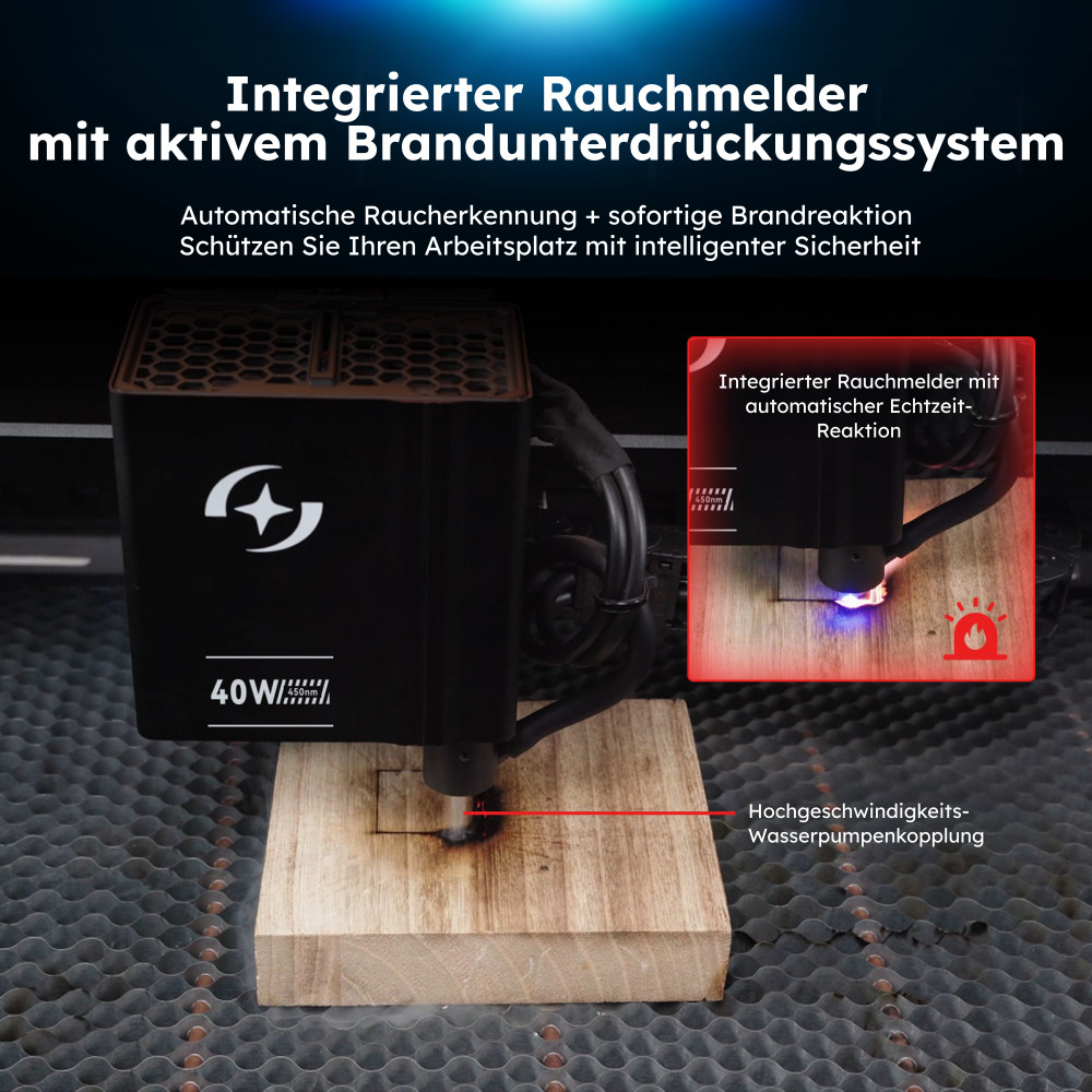 Preview: AtomStack Kraft 40W Diodenlaser Laserschneider