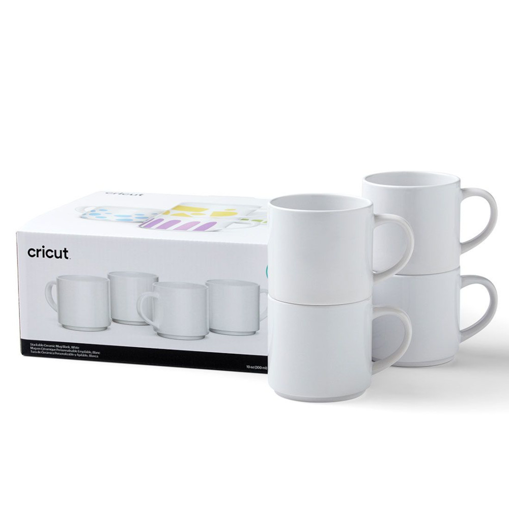 Preview: Cricut 2009392 stapelbare Tassen 295 ml - 4 Stück