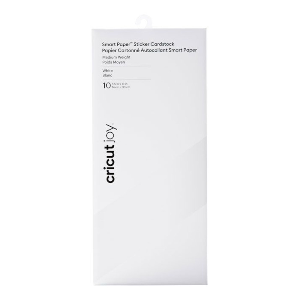 Cricut 2008870 Joy Smart Paper Farbkarton weiß 10er-Pack