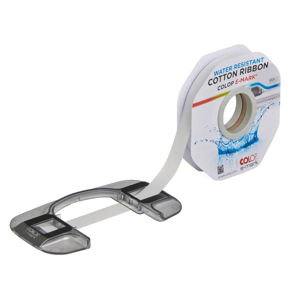 Preview: Colop e-mark Baumwollband wasserabweisend 15 mm x 25 m