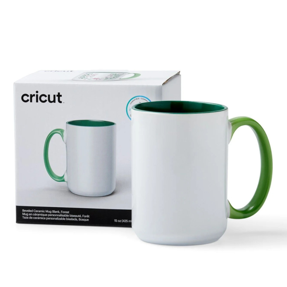 Preview: Cricut 2009395 Keramiktasse Mug Forest Green 425 ml