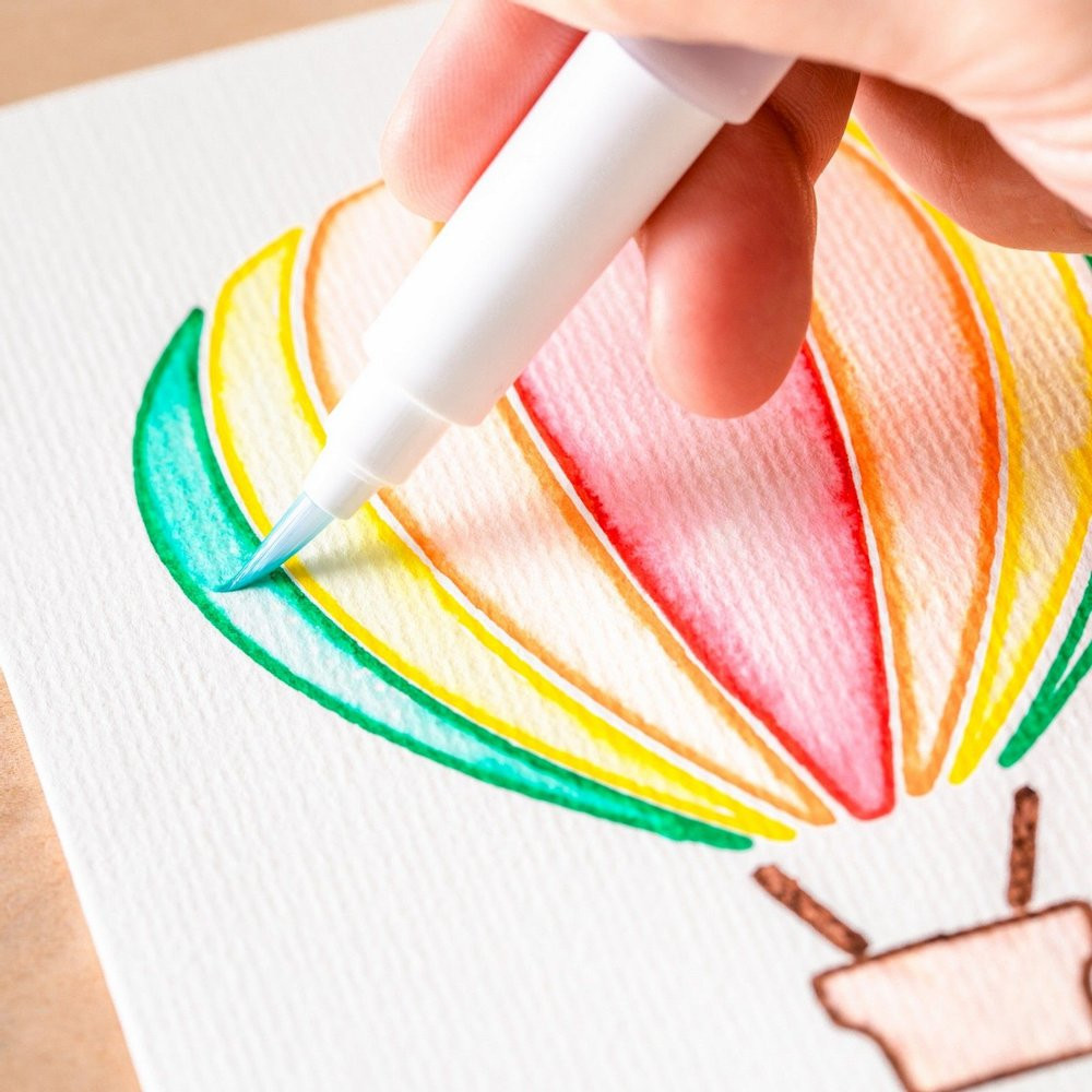 Preview: Cricut 2009978 Joy Aquarellstiftesatz & Pinsel, 9er-Pack