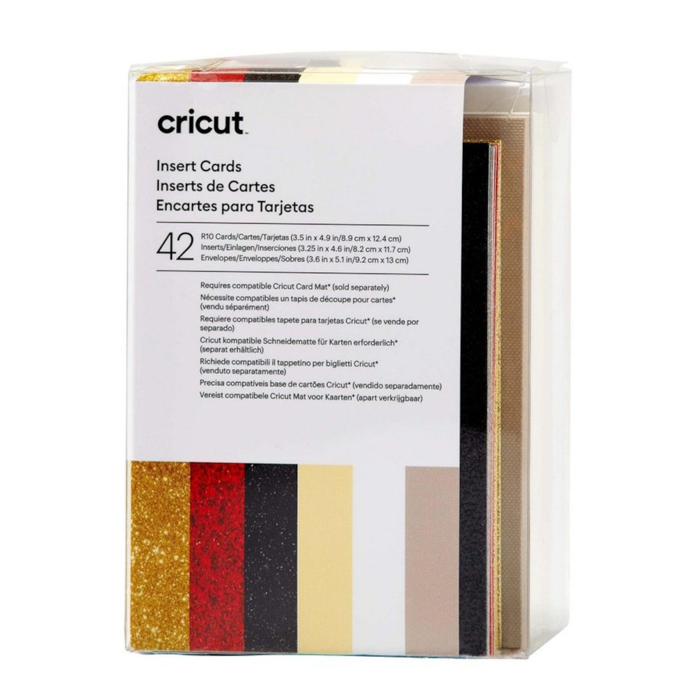 Cricut 2009466 Einlegekarten glitz & glam 42er-Pack