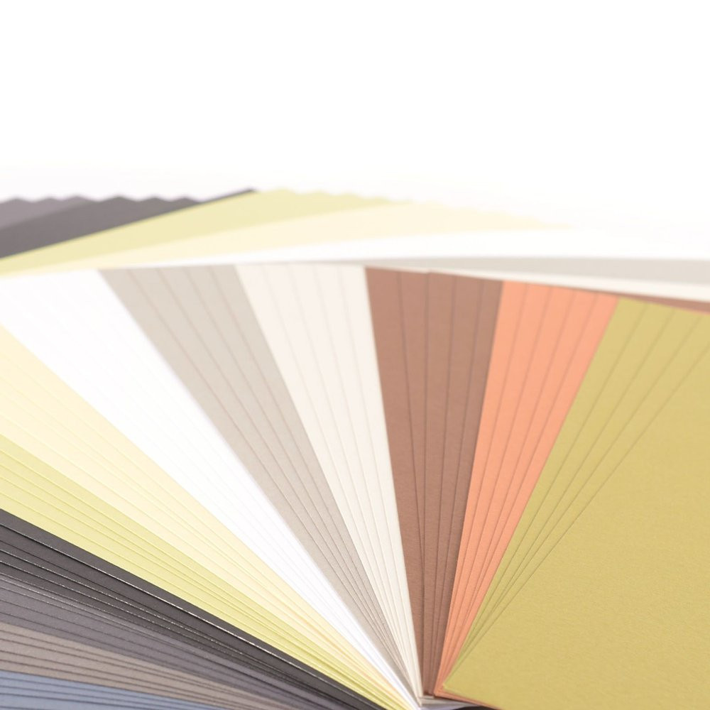 Preview: Florence Cardstock Papier Erdtöne 30,5x30,5cm (216g) - 60er Pack