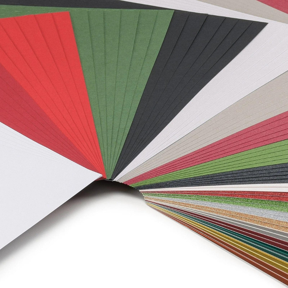 Preview: Florence Cardstock Papier Weihnachten 30,5x30,5cm (216g) - 75er Pack