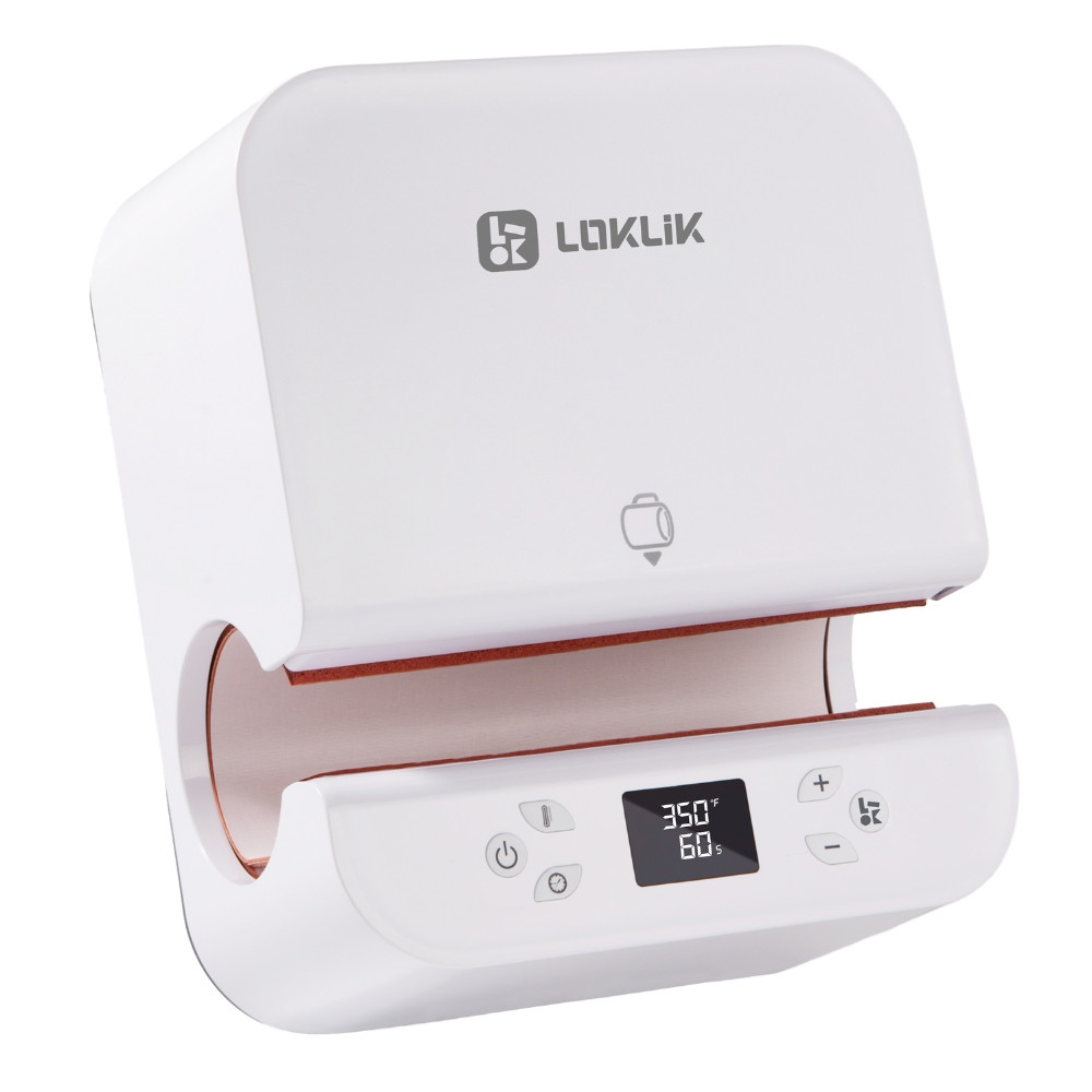 Preview: LOKLiK Auto Tumbler Heat Press Tassenpresse + Flexfolien Bundle A4