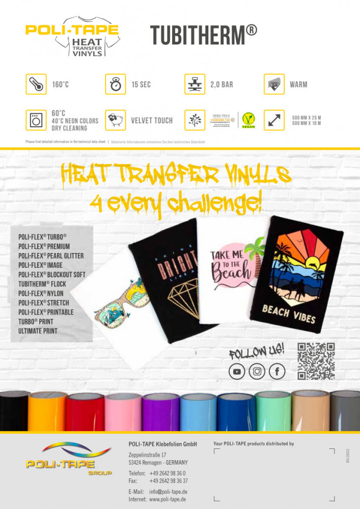 Preview: Poli-Tape Tubitherm Flockfolie