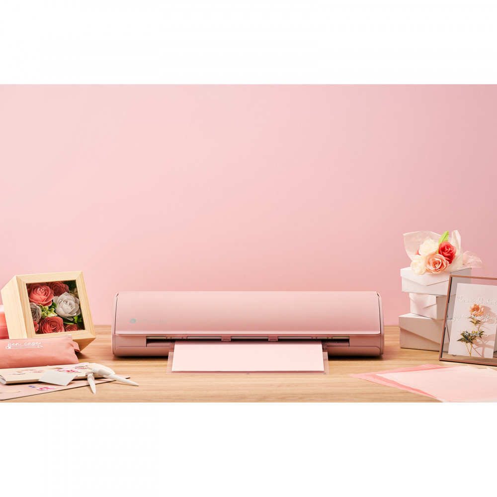 Silhouette Cameo 5 Schneideplotter pink matt + 100 Designs inkl.