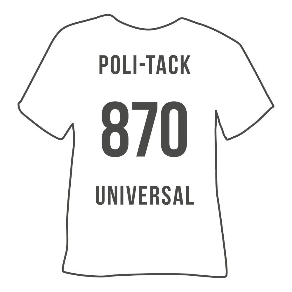 Poli-Tack 870 universelle Transferfolie, mittlere Klebkraft
