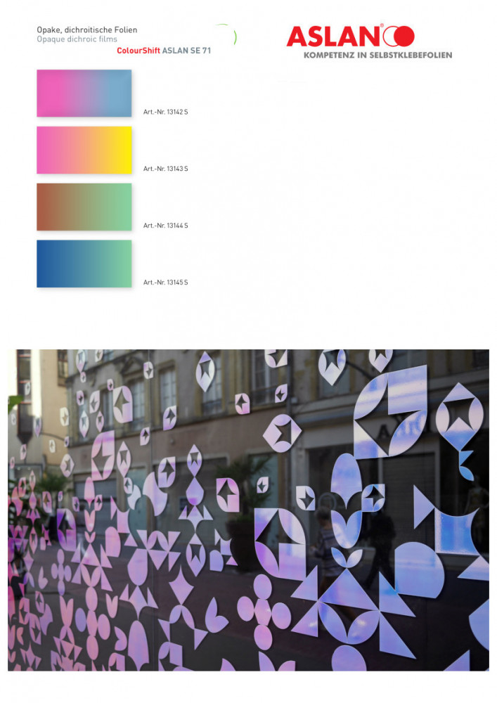 Aslan ColourShift SE71 - Farbwechselnde Vinylfolie