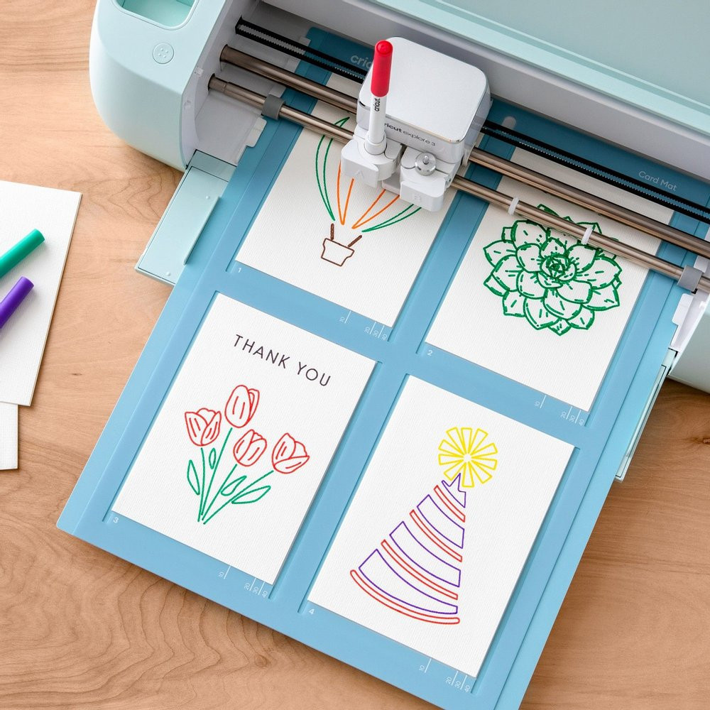 Cricut 2009979 Aquarellstiftesatz & Pinsel, 9er-Pack