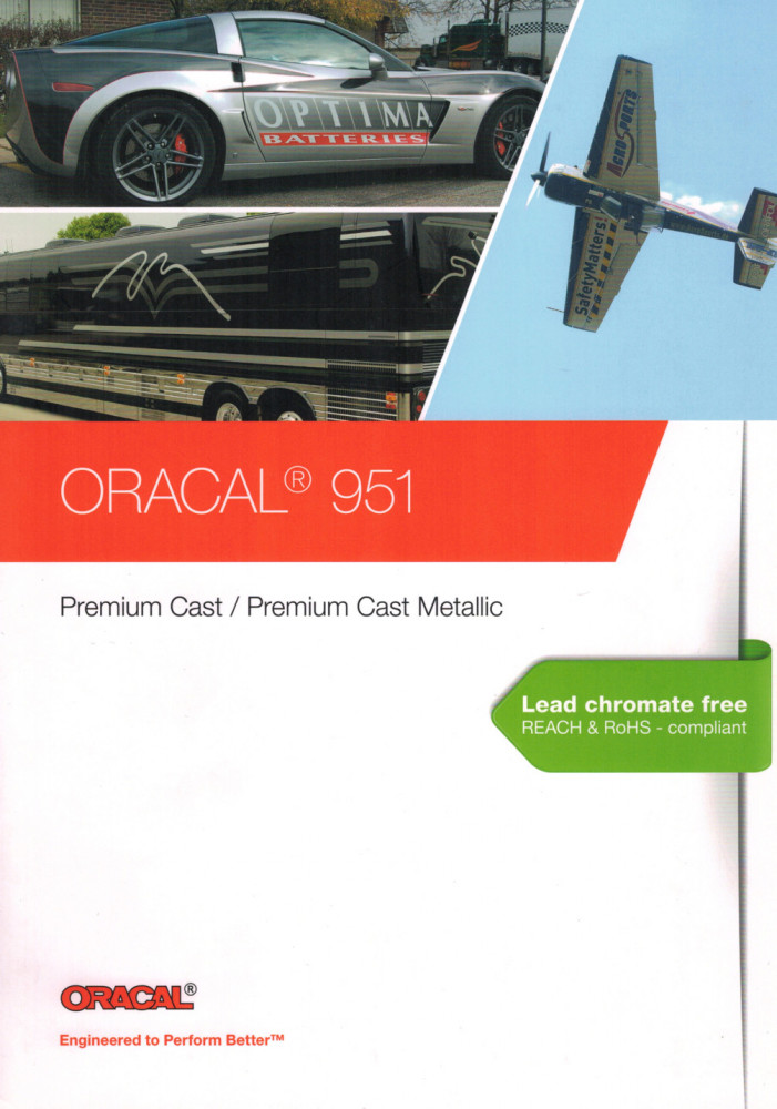 Farbkarte Oracal 951