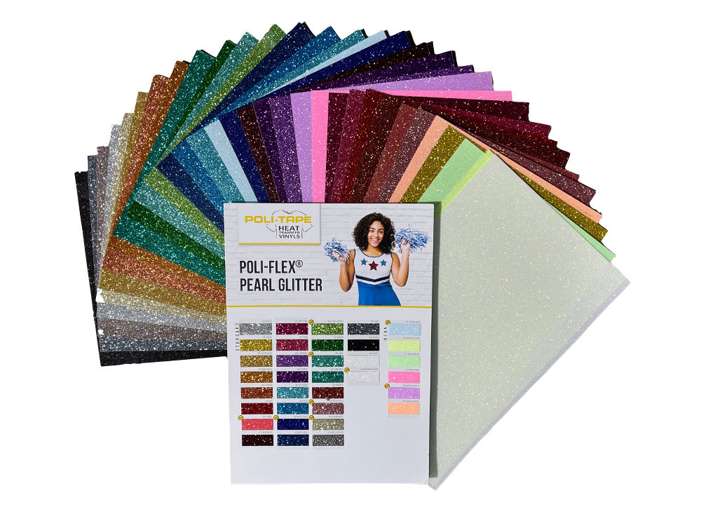 Poli-Flex Pearl Glitter Effektfolien Bundle
