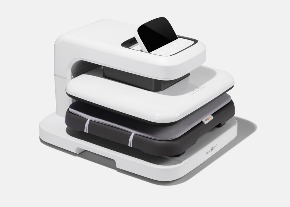 HTVRONT Auto Heat Press 2 Digit - Automatische Transferpresse