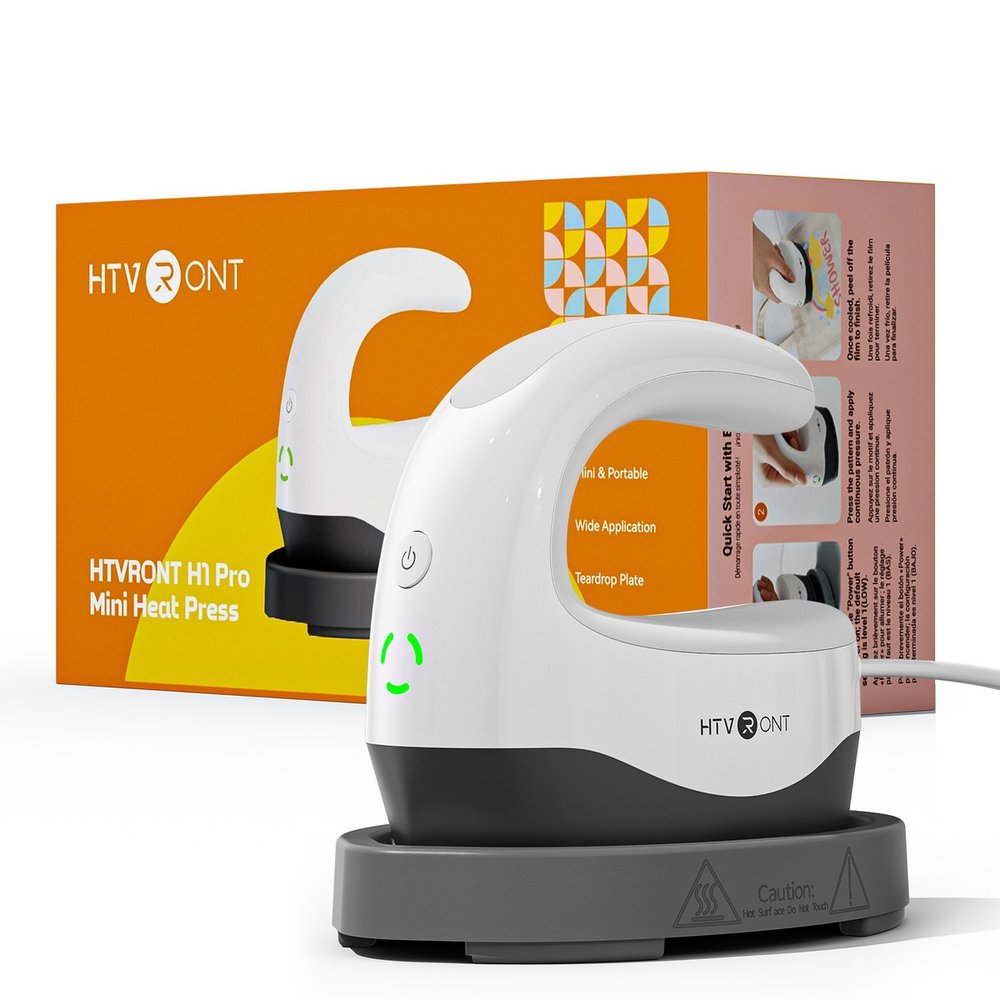 HTVRONT H1 Pro Mini Heat Press - Mini-Transferpresse