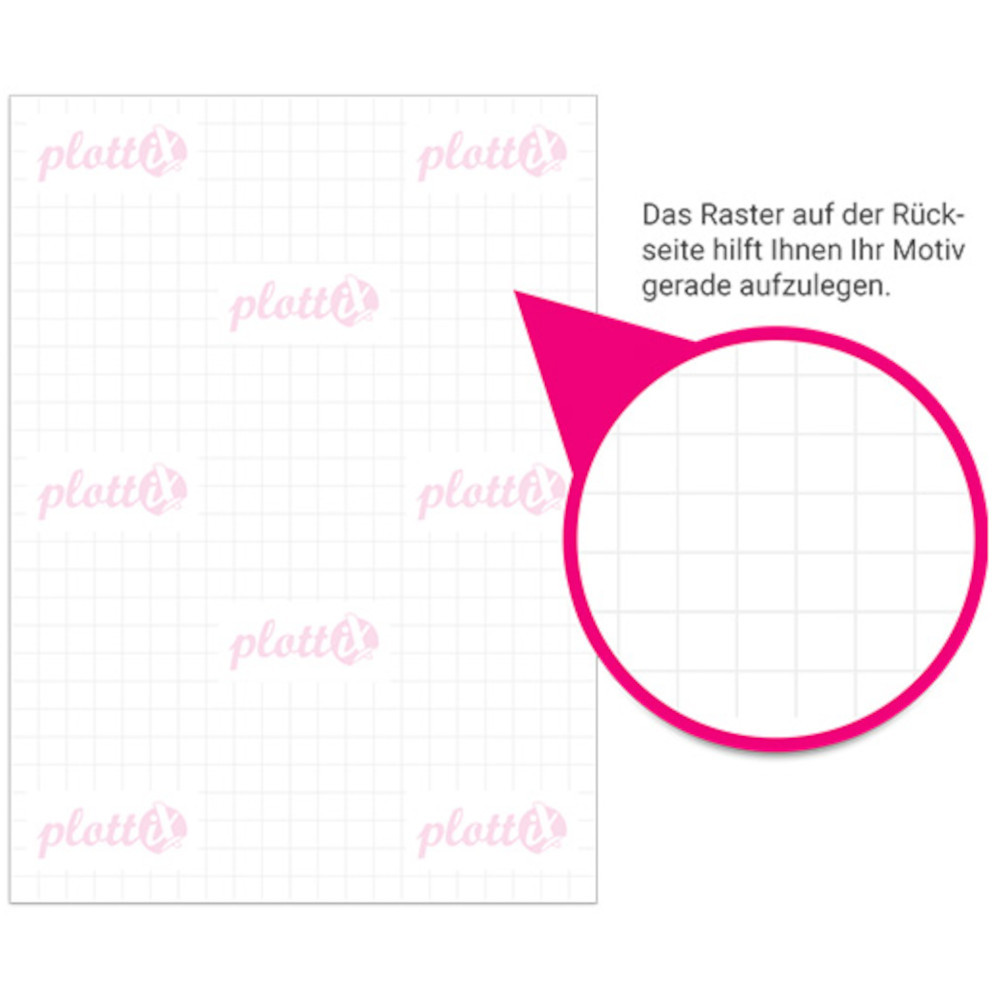 plottiX Sublimationspapier DIN A4 100 Blatt