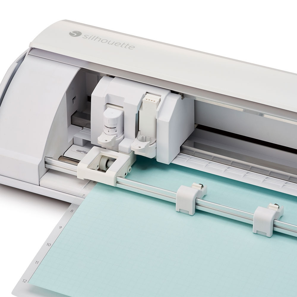 Silhouette Cameo 5 Schneideplotter weiß + 100 Designs inkl.