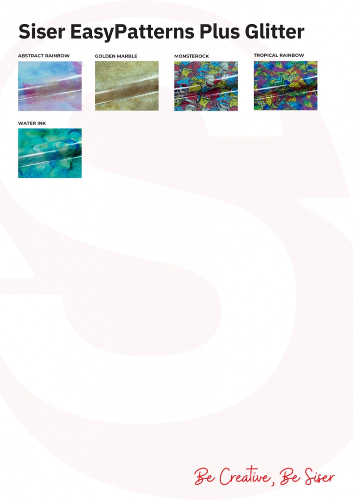 Siser EasyPatterns Plus Glitter Flexfolie